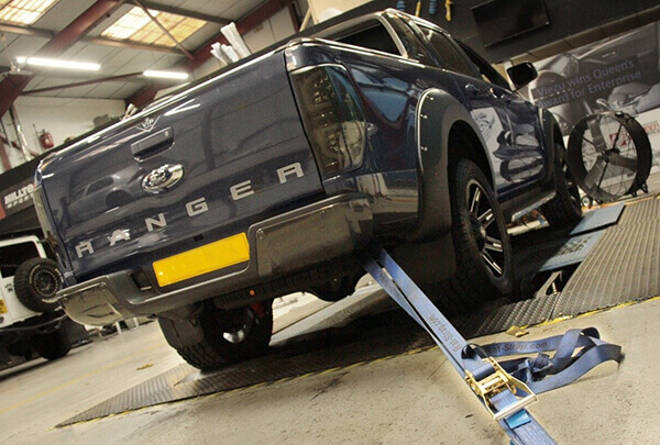 Ford Ranger tuning and styling dyno