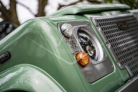 Land Rover Defender Heritage Restoration - LED Light Upgrade