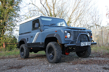 Land Rover Defender Project Harriet Arrival