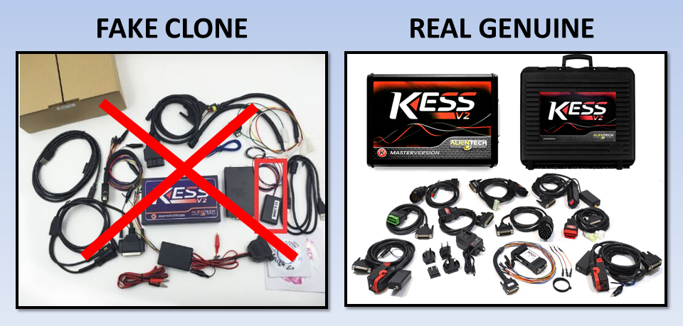 Clone tuning tools Vs Real Genuine Alientech tuning