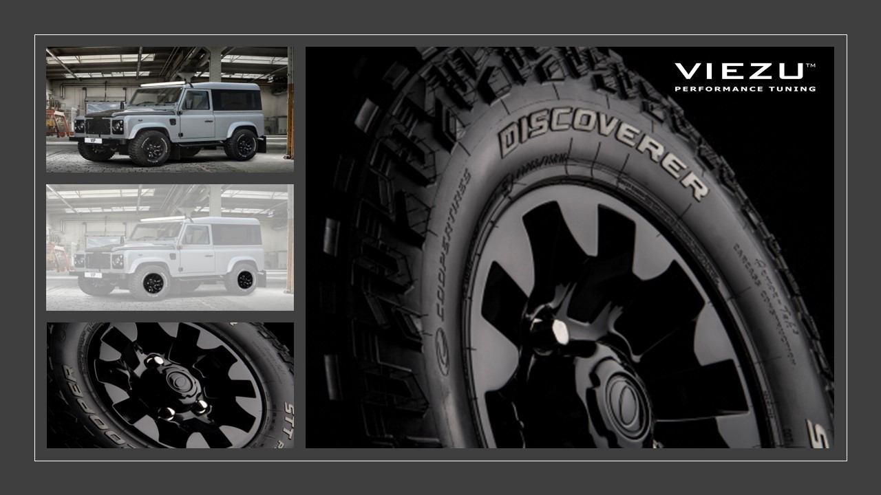 Land Rover Defender Black Sawtooth Wheels 16"