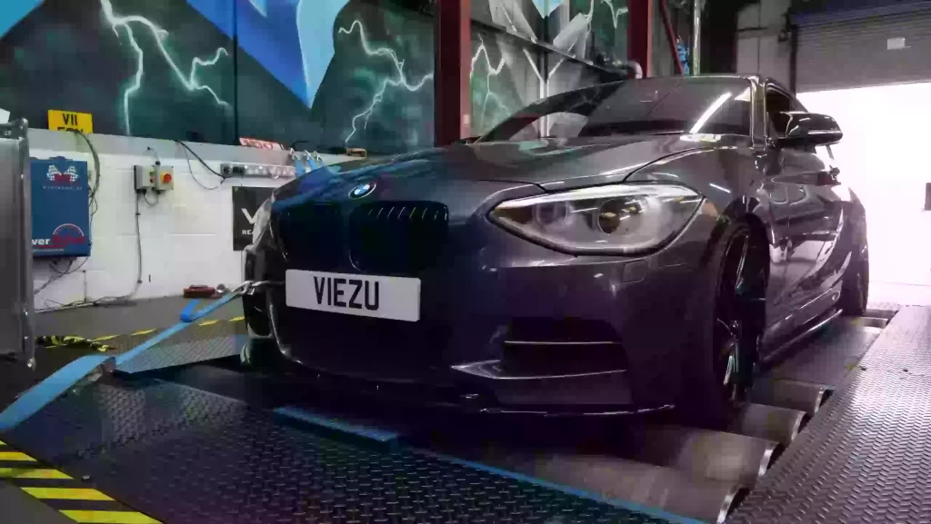 BMW m140i on dyno