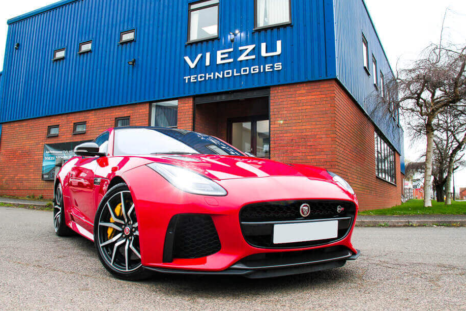 Red Jaguar F-Type Tuning