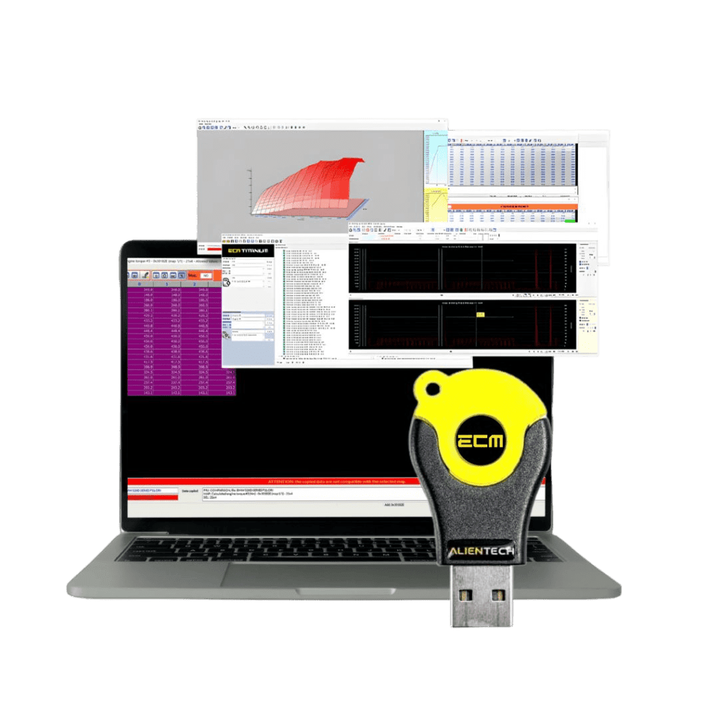 Laptop and ECU editing software