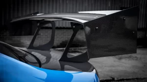 BMW M3 Carbon fibre rear wing angle 2