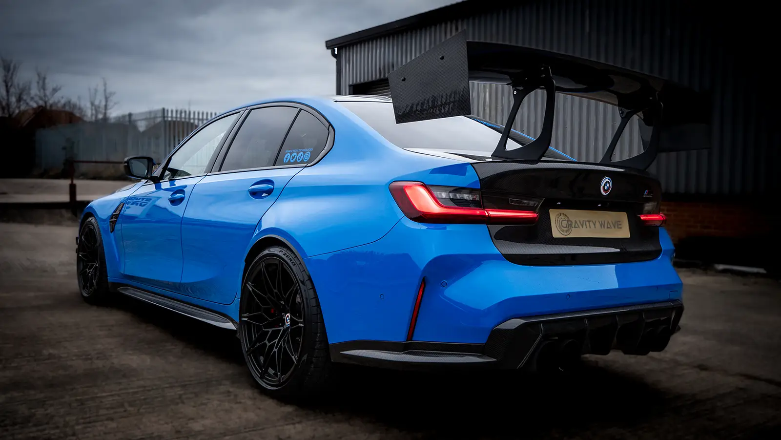 BMW M3 rear angle new