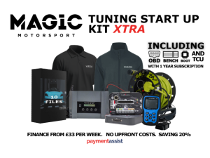 Magic Motorsport Tuning Start Up Kit XTRA - Including OBG, Bench, Boot and TCU with 1 year subscription. Finance from £33 per week. No upfront costs. Saving 20% (paymentassist)